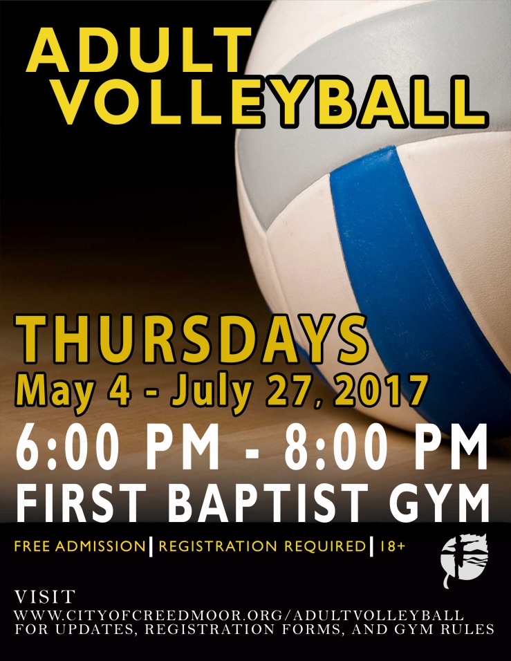 Adult Volleyball (May 4 - July 27, 2017)