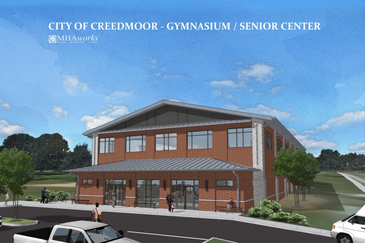 Gymnasium and Senior Center Renderings 1