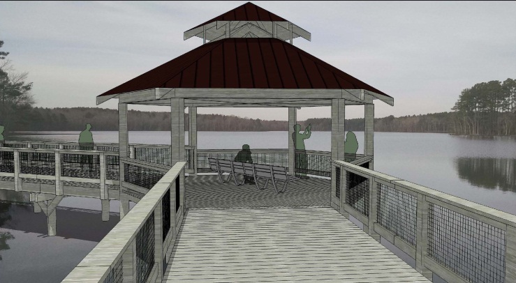 Boardwalk Pavilion Conceptual for Lake Rogers Park